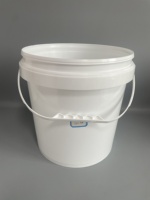 Produsen Harga 12l bulat plastik food grade bucket untuk penyimpanan