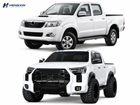 Kit Carrosserie Offroad pour Toyota Hilux Vigo 2005-2016, Style Tundra 2022, Kit de Relooking Auto pour Pickup, Vente Chaude