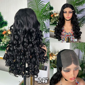 วิกผมลอน SDD 5*5 แบบ Bouncyr Curl คุณภาพ Super Double Drawn ผมแท้ 100%  ลอนใหญ่เด้งดึ๋ง  ความหนาแน่นเต็มพิกัด - Product Image 6