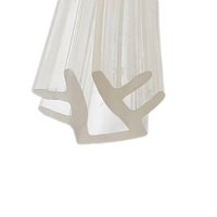 Xinhong XHMC-PVC Bande d'étanchéité souple en PVC en forme de D, étanche et insonorisante, pour joints de portes et fenêtres