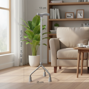 Canne à 3 pieds la plus vendue – Hauteur réglable, stabilité accrue, design léger, poignée confortable, durable, emballage en vrac - Product Image 3
