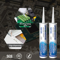 Perekat Silikon RTV Kelas Elektronik Satu Komponen Tidak Korosif Tahan Suhu Tinggi untuk Komponen Papan Sirkuit PCB
