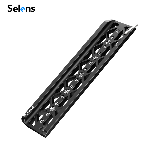 Selens Standard 8'' SEQ8-AD8 Lightweight Dovetail Plate for Various Cameras for Fixed Shooting
