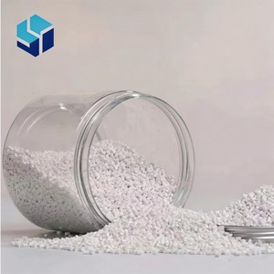 Granulés blancs de PEHD pour moulage par soufflage, résistants aux produits chimiques, haute fluidité, usage général, 25 kg, modèle S195, Shandong, Chine - Product Image 1