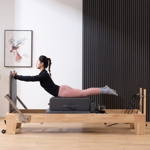 Lumine Gỗ Sồi Vô Cực Thanh Nhà Thép Pilates Máy Phòng Tập Thể Dục Tập Thể Dục Thiết Bị Tập Thể Dục Cho Pilates Phòng Thu - Product Image 2