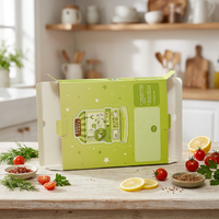 Boîte de papier fenêtre biodégradable personnalisé écologique pour l'emballage alimentaire/cosmétique