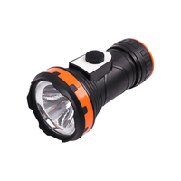 Nouvelle lampe torche solaire en plastique, LED, lumière puissante, rechargeable, étanche, pour le camping en plein air, utilisation d'urgence, portable