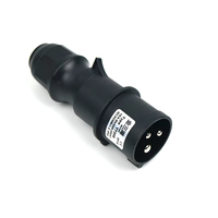 Connecteur d'alimentation industriel 16A 3 broches IP44, ensemble prise et fiche 220-250V, type mâle-femelle T735B T736B pour éclairage de scène
