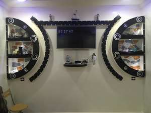 <span class=keywords><strong>Lot</strong></span> Van 100Pcs 2Cm Mini 3d Acryl Spiegel Muurstickers Vorm Sticker Mozaïek Effect Voor Living Room Home Decor - Product Image 4