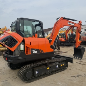 Used Doosan DX60 Excavator Original South Korea Good Condition Mini Crawler Excavator For Sale - Product Image 4