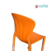 Chaise de luxe blanche confortable en plastique PP portable et imperméable pour entrepôt