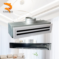 Diffuseur d'air linéaire à fentes avec boîtier de plénum, idéal pour la ventilation CVC des salons et sous-sols – Meilleure vente