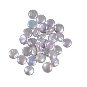 Cadena de Perlas de Agua Dulce Barrocas de Dos Caras de 10-11 mm de Zhuji, Blancas/Rosadas, con Orificio Recto, Accesorios de Joyería DIY - Product Image 5