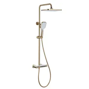 gold shower sets and faucets bath shower mixers faucets with hand shower