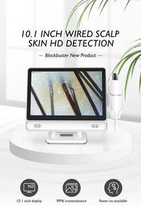 Analyseur de peau Magic Mirror avec prise AU, LED, USB, pour bureau, spa à domicile, analyse de la peau, des cheveux et du cuir chevelu, dispositif de détection de beauté - Product Image 2