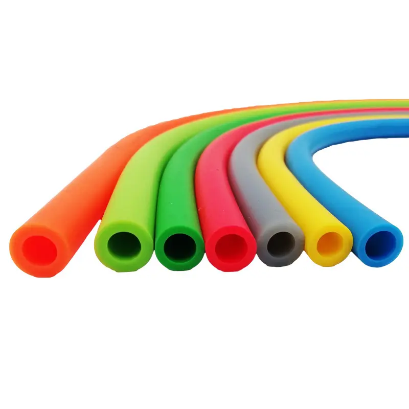 Colorful Fitness Exercise Latex Resistance Bands Tubes Natural Highly Elastic Latex Tubing