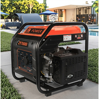 Nouveau Générateur d'Essence Portable Ouvert 3kV/5kW Monophasé et Triphasé Fabriqué en Chine