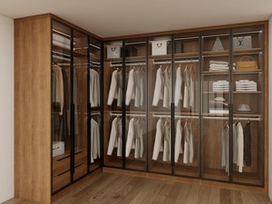 Couple Wooden Custom Wardrobe Bedroom Furniture Wardrobe <strong>Clothes</strong> Organizer <strong>Clothes</strong> Wardrobes Closet Cabinet - Product Image 4
