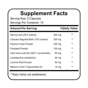 ओम गंध सबसे ज्यादा बिकने वाली 7 दिन बृहदान्त्र साफ करने वाले डिटॉक्स कैप्सूल पाचन स्वास्थ्य पूरक आंत स्वास्थ्य वयस्क ग्लूटेन-मुक्त - Product Image 3