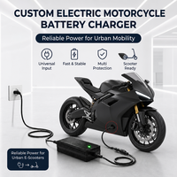 Chargeur de batterie lithium-ion 84V 5A 420W 20S pour moto électrique 72V, certifications internationales