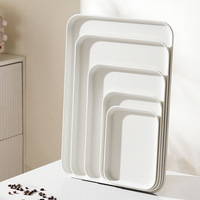 Plastic dienblad voor thuis, thee, fruit, dessert, antislip, voor het bewaren van voedsel, keukengerei