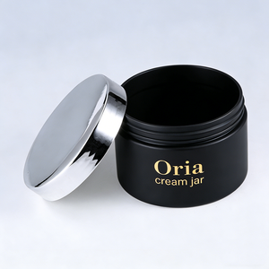 Pot en plastique mat givré <span class=keywords><strong>de</strong></span> luxe avec logo argenté 100ml 120ml 150ml pour cosmétiques, gommage corporel, <span class=keywords><strong>beurre</strong></span> corporel, crème visage, masque capillaire - Product Image 3