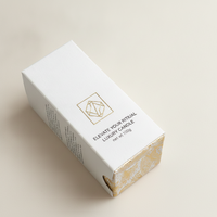 Boîte de cosmétiques et de parfum recyclable conçue sur mesure Emballage en carton de savon pour cosmétiques Boîtes en papier avec gaufrage et texture