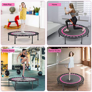 Mini <span class=keywords><strong>trampoline</strong></span> pliable pour la remise en forme, utilisation à domicile, exercice, saut, sport, matériau PP durable pour les enfants - Product Image 5
