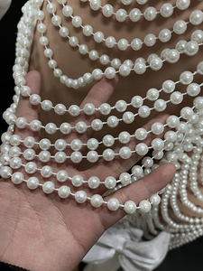 Nocance Novance en çok satan ürünler 2023 içi boş inci beyaz elbise parti sahne kostüm balo kıyafetleri balo kutlama elbiseleri - Product Image 6