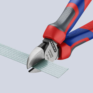 KNIPEX 70 02 160 SB Alicates de corte lateral con mangos ergonómicos, atramentizados en negro, 160 mm - Product Image 3