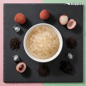 Perles instantanée litchi popping boba, livraison gratuite, perles pour Taiwan - Product Image 4