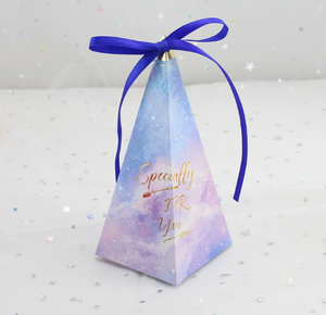 Caja <span class=keywords><strong>de</strong></span> Cartón con Forma <span class=keywords><strong>de</strong></span> Pirámide <span class=keywords><strong>para</strong></span> Alimentos, Dulces y Pasteles, Ideal <span class=keywords><strong>para</strong></span> Navidad y <span class=keywords><strong>San</strong></span> Valentín - Product Image 5