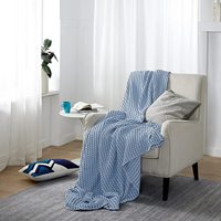 Nouvelle conception 2026 – Couverture rafraîchissante personnalisée en coton tissé gaufré 100 % coton, idéale pour canapé, lit et utilisation quatre saisons