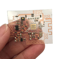 Circuit imprimé FPC transparent en PET résistant aux hautes températures Base en aluminium simple ou double face PCB flexible ODM personnalisé