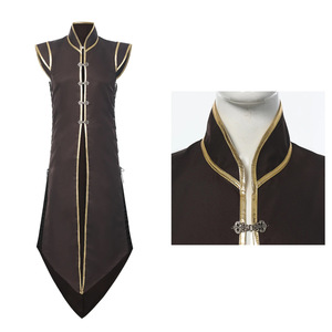 Traje de cosplay de época renacentista medieval chaleco Vikingo, <span class=keywords><strong>disfraz</strong></span> de Halloween - Product Image 2