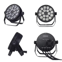 Lumière DJ professionnelle en aluminium plat Par Can DJ Scène 18*10w 18x10 18x10w Rgb 4in1 Slim Led Par