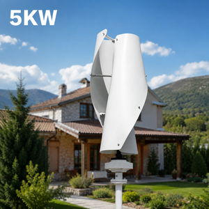 Generador Eólico de Eje Vertical de 5KW para Campamentos y Eventos al Aire Libre con Aspas Plegables - Product Image 2
