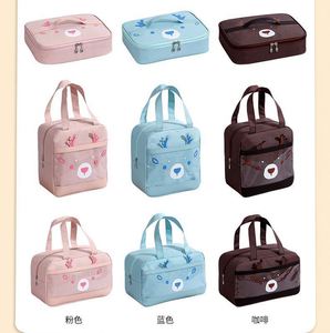 Muestra gratuita: Nueva lonchera estilo Insta para estudiantes de primaria, bolsas de almuerzo con película de aluminio, lindas loncheras BentoBag aisladas. - Product Image 3