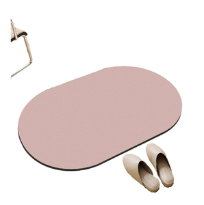 Tapis de salle de bain fin, moderne, antidérapant, absorbant, adapté aux animaux domestiques, antimicrobien, en polyester, de taille personnalisée, nouvelle conception, vente chaude, pour la maison et l'hôtel - Product Image 1