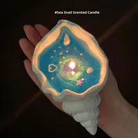 Großhandel kreative Duft Jelly Wax Shell Conch Duft kerze für zu Hause Schlafzimmer Spezielle Desodor ierung für Geburtstage