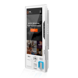 High Quality 21.5 Inch Touchscreen Kiosk Self-service Terminal With <b>Printer</b> QR Reader Card Reader <b>Receipt</b> Printing - Product Image 4