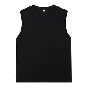 T-shirt sans manches en coton pur de qualité supérieure 18g - Sous-vêtement décontracté pour homme pour la course à pied et le sport - Product Image 4