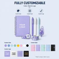 Set de Regalo de Papelería para Diario con Pegatinas, Marcos y Notas, Personalizable con Logotipo