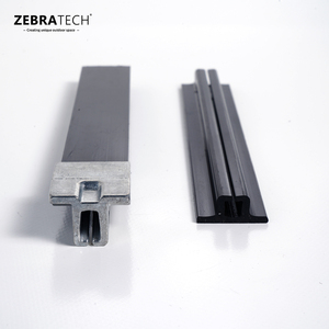 Persianas enrollables a prueba de viento de estilo moderno/rústico con accesorios Incluye tela de riel de guía y Cuerda de sombra de metal-Sombreado clásico - Product Image 2