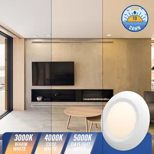 4 Inch Dusk To Dawn Disk Light Sensors Automatically Turn Off And On Energy Saving Surface Mount Ceiling Ultra Thin Light