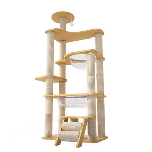 Árbol para Gatos Grande de Varios Niveles, Plataforma de Salto Extra Alta y Gruesa, Postes para Rascar, Escalera para Trepar, Cama para Gatos con Forma de Cápsula Espacial - Product Image 1