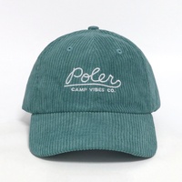 Casquettes décontractées en velours côtelé personnalisées avec logo brodé, non structurées, à visière incurvée, 6 panneaux, style « Dad Hat », pour le sport et l'extérieur – Vente en gros