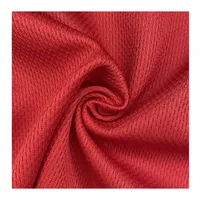 Novo produto de malha poli 100% poliéster tecidos para vestuário de tecido para a camisa de t