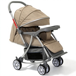 Poussette Bébé Pliable à 4 Roues avec Capote Intégrale et Amortisseurs – Vente en Gros Usine - Product Image 2