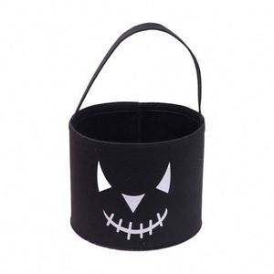 Seau de rangement en feutre pour Halloween, grande capacité, motif dessin animé, sac de transport pour enfants, sac de rangement pour bonbons de Pâques - Product Image 2